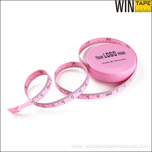 Pink Retractable Sewing Promotion Tape Measure